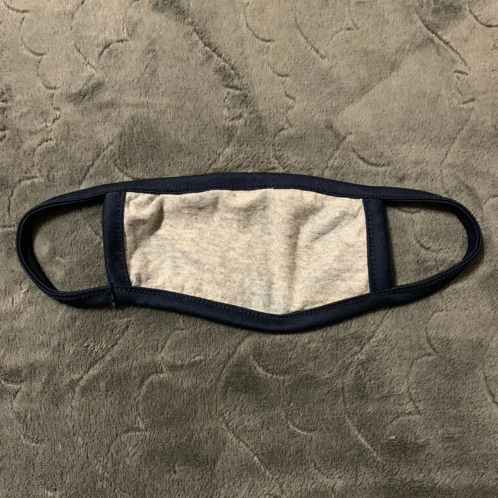 NWOT | Baby Dinosaur Material Mask | Navy, Gray & Teal